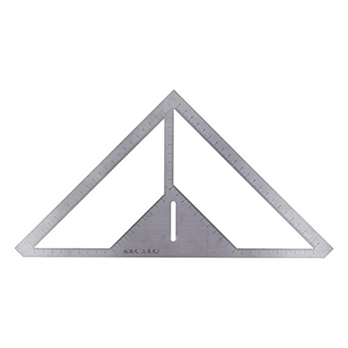 Floor Drain Ruler, Multifunctional Tile Layout Angle Measuring Triangular Measure Gauge for Woodworking, Professional Scale Measurement