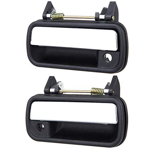 LUJUNTEC Exterior Door Handles Front Driver Passenger Side Replacement for 1989-1995 for Toyota 4Runner Chrome-2pcs- LUJUNTEC Exterior Door Handles Front Driver Passenger Side Replacement for 1989-1995 for Toyota 4Runner Chrome-2pcs-