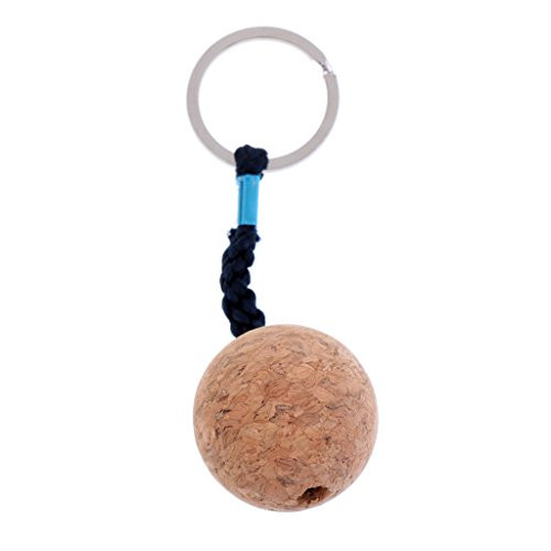 menolana Floating Cork Keyring - Water Buoyant Key Ring Keychain Key Holder - Marine Sailing Boat Canal Swimming