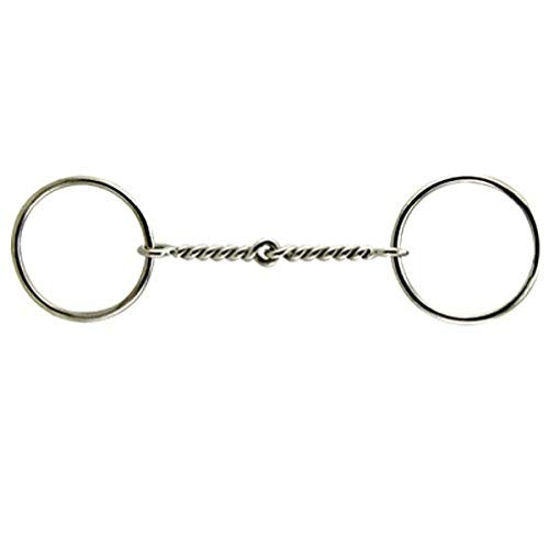 Coronet Single Twisted Wire Loose Ring Snaffle Bit, 5 1/2-Inch