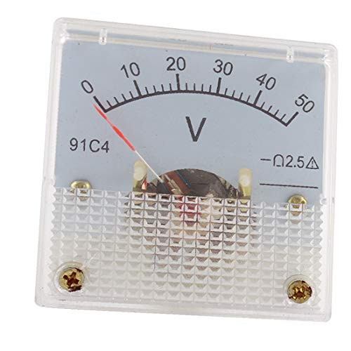 X-DREE DC0-50V Analog Panel high performance Voltmeter Voltage Meter essential Measuring Gauge Class well made 2.5-f84-3d-9d-c9a-