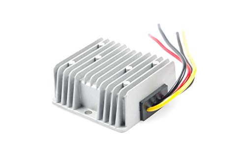 KNACRO DC-DC Converter DC 12V -9-14V- Step Up to 15V 5A 75W Power Supply -in DC 9-14V, Out 15V 5A-