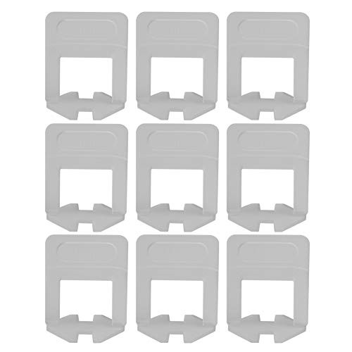 Tile Leveling System Spacers, 200Pcs 1mm Tile Spacers Clips Leveling System Tiling Aid Tool for Room Shower Base Tile