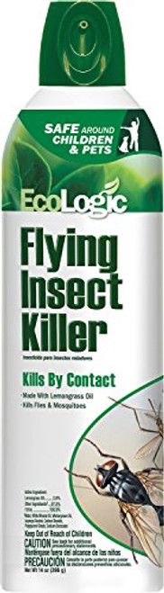 EcoLogic HG-75001 Flying Insect Killer, Aerosol Spray, 14-Ounce