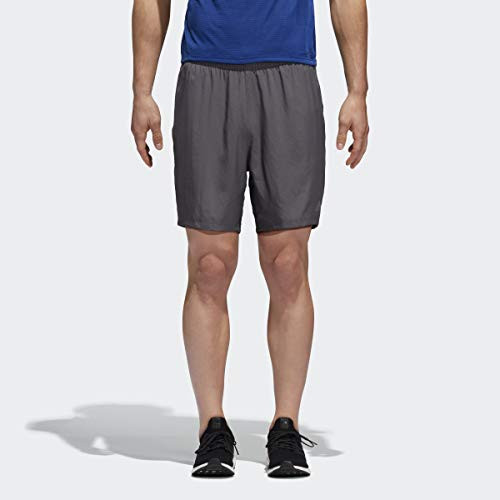 adidas Mens Run It Short, Grey, XX-Large