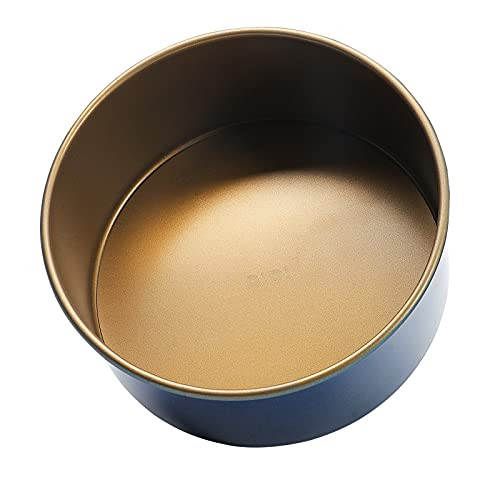 Round Cake Pan with Removable Bottom, 8 Inch Nonstick Baking Cake Pan, Chiffon Cake Pans Mold for Oven Baking