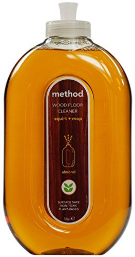 Method 00562 Squirt  plus Mop Wood Floor Cleaner, Almond Scent, 25 oz Squirt Bottle