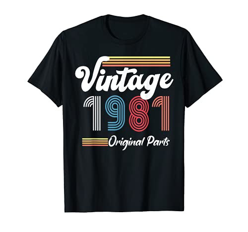 1981 birthday 40th 40th round birthday forty T-Shirt