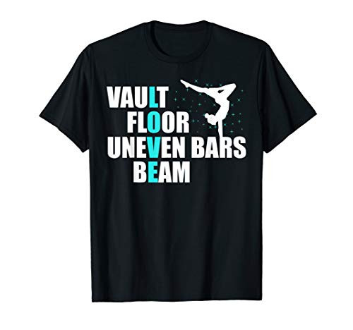 LOVE Gymnastics | Vault, Floor, Uneven Bars, Beam T-Shirt