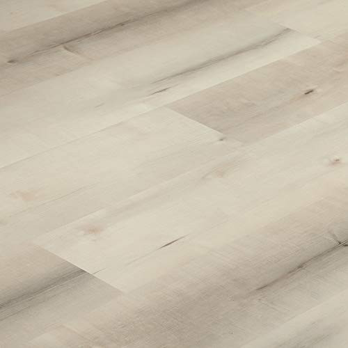 Vesdura Vinyl Planks - 8.5mm WPC Click Lock -Bermuda Collection-Mineral White- Sample