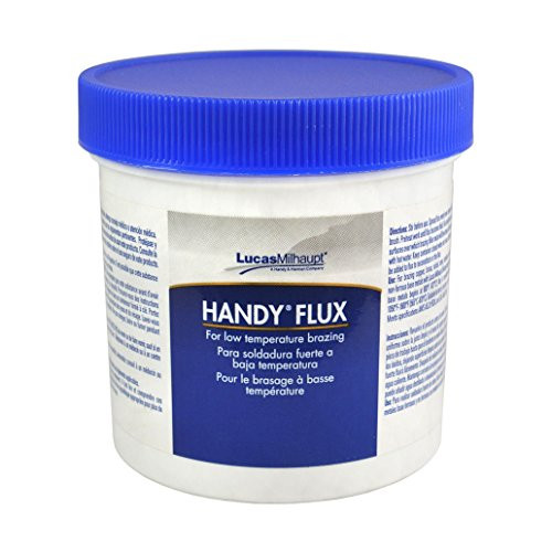 Lucas Milhaupt Handy Flux Paste 16 oz Jar Soldering/Brazing Silver Jewelry Making/Repair, 1 lb