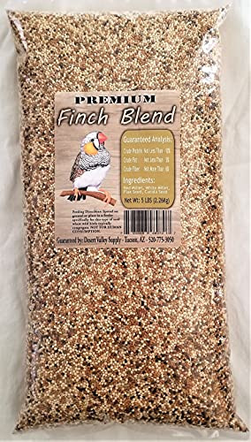 Premium Finch Seed - Wild Bird - Finch Food -5-Pounds-