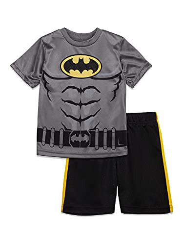 Warner Bros. Justice League Batman Little Boys T-Shirt Shorts Set White 5