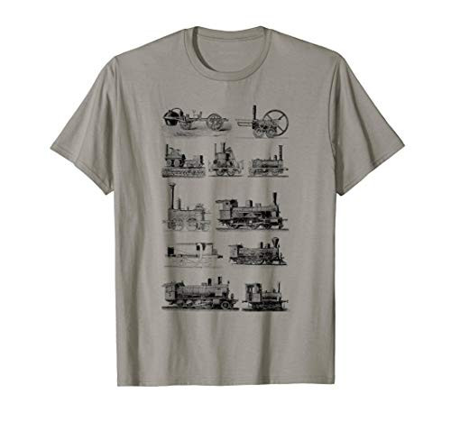 Steam Engine Train T-Shirt. Steam Train Locomotive Tee Steam Engine Train T-Shirt. Steam Train Locomotive Tee