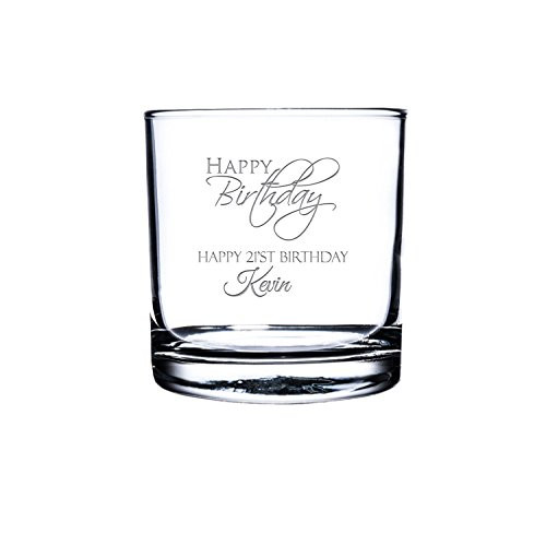 Etched Scotch Glass,Personalized Rocks Glass, Custom Whiskey Glass, Engraved Bourbon Glass, Birthday scotch Glasses, Customized Snifter Glass