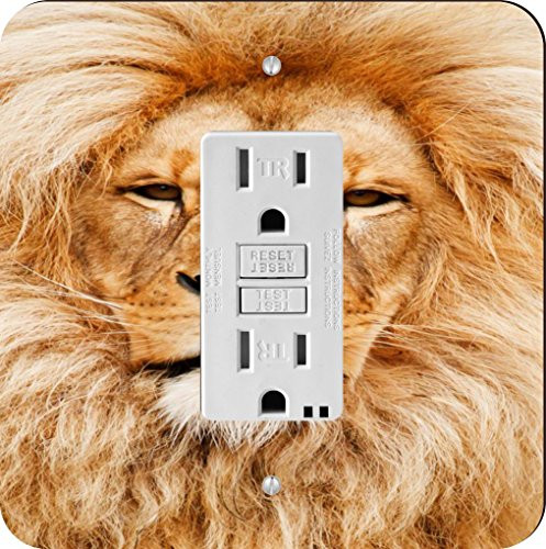 Rikki Knight Lion King Single GFI Light Switch Plate