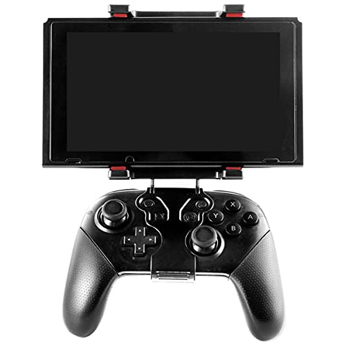 Phone Controller,PS4 Controller Clip Mount, Mobile Phone Clamp Bracket Holder with Adjustable Stand Compatible with Switch Pro Controller and Switch/Lite Console