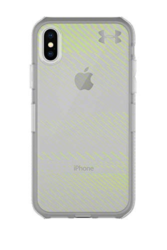 Under Armour UA Protect Verge Case for iPhone (Translucent Graphite/Clear/Green Speed Lines)