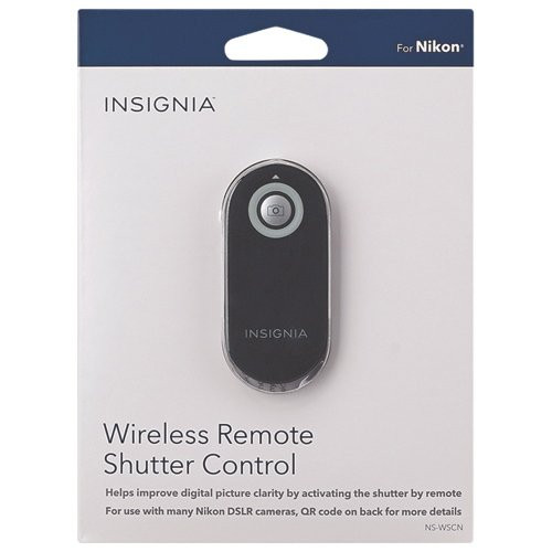 Insignia Remote Wireless Shutter Control -NS-WSCN-C-