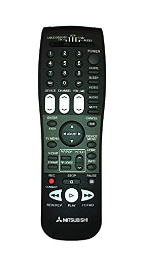 Mitsubishi HDTV Projection TV Remote Control 290P122A10 Supplied with models: WD-52527 WD-52627 WD-62527 WD-62627 WD-52526 WD-62526 WS-48515 WS-55515 WS-55517 WS-55615 WS-65515 WS-65517 WS-65615 WS-73517 WS-73615 WS-55859 WS-55909 WS-65859 WS-65869 WS-65909 WS-73909