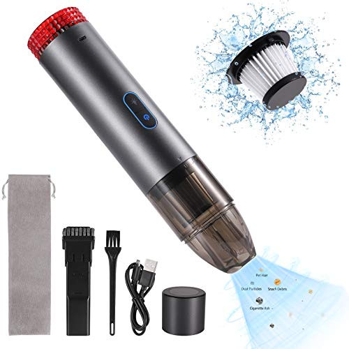 Car Vacuum Cleaner -DTOWER Cordless Handheld Vacuum Cleaner, Portable Car Vacuum Cleaner for Car Home Interior Cleaning