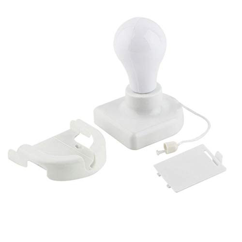 Parts  and  Accessories Wire Pulling Mini Night Light Portable LED Pull Cord Light Bulb Outdoor Garden Camping Hanging LED Light Lamp - -Color: White, CN-
