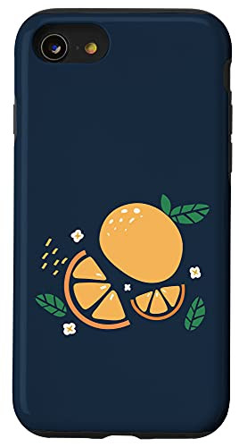 iPhone SE -2020- / 7 / 8 Oranges Fruit Cute Summer Kawaii Food Case