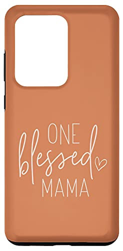 Galaxy S20 Ultra One Blessed Mama - Cute Quote Sayings for Mom - Sunny Orange Case
