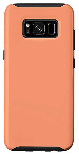 Galaxy S8 Peach Orange Simple One Color Minimal Sexy Neutral Nude Case