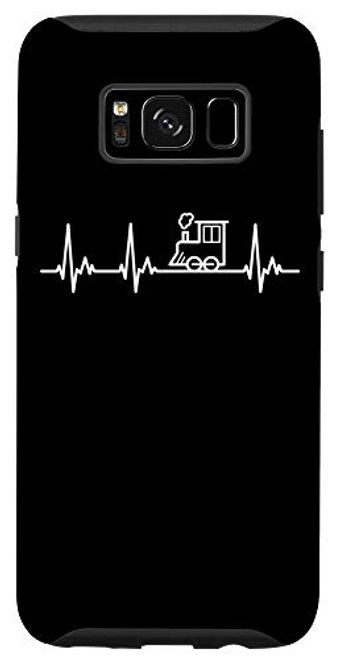 Galaxy S8 Steam Locomotive Train Engine My Heart Beats for Trains Case Galaxy S8 Steam Locomotive Train Engine My Heart Beats for Trains Case