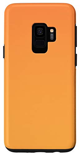 Galaxy S9 Mango Gradient Cute Color Ambre Orange Boho Aesthetic Case