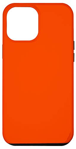 iPhone 12 Pro Max Super Bright Bright Attack Orange Color Case