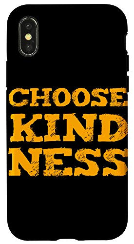 iPhone X/XS Choose Kindness Promote Being Kind Anti-Bullying Orange Case