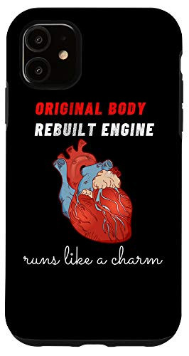 iPhone 11 Funny Original Body Rebuilt Engine Heart Surgery Survivor Case