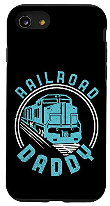 iPhone SE -2020- / 7 / 8 Railroad Daddy Train Dad Locomotive Engine Father's Day Case iPhone SE -2020- / 7 / 8 Railroad Daddy Train Dad Locomotive Engine Father's Day Case