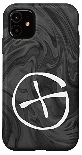 iPhone 11 Geocaching Phone Case - Geocache Container Gray Swirl Case