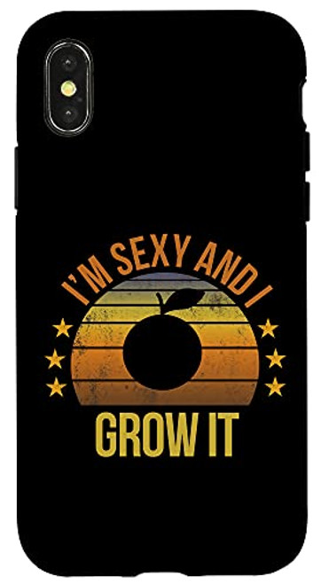 iPhone X/XS Funny Orange Farming Joke Quote Wordplay Pun Case