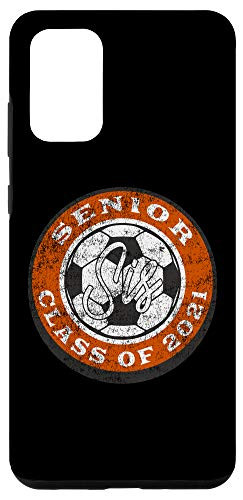 Galaxy S20 plus Senior Soccer Player Sister Class of 2021 Burnt Orange Case
