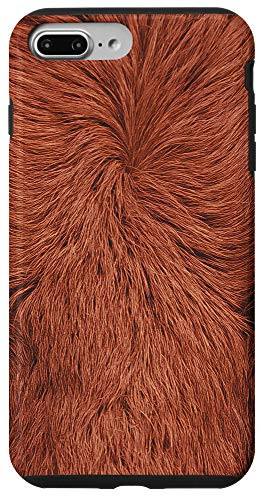 iPhone 7 Plus/8 Plus Cow Cowhide Farm Brown Animal Skin Print Case