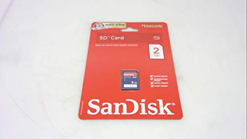 SanDisk 2GB SD Memory Card (SDSDB-2048, Bulk Package)