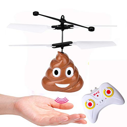 BSTEle Remote Control Flying Drone Poop Flying Toys for Kids RC Aircraft Mini Induction Suspension Garden Games for Kids