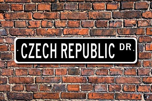 Czech Republic Sign, Czech Republic Decor, Czech Republic Gift, Czech Republic Souvenir, Czech Republic, Custom Sign, Metal Sign,4" x 18"