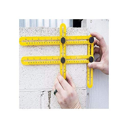 Professional Template Tool Angle Measuring Protractor Multi-Angle Ruler Builders Craftsmen Engineers Layout