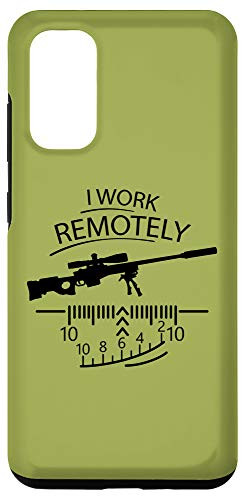 Galaxy S20 Sniper - I Work Remotely - Remote Job Funny Case