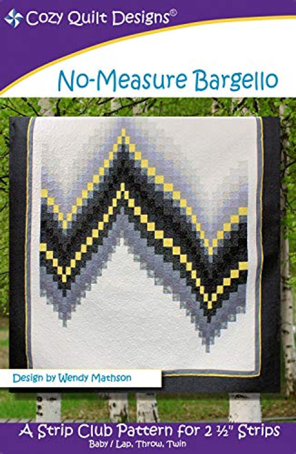 Cozy Quilt Designs 'Strip Club' Pattern - No-Measure Bargello -Includes Instructions for Three Project Sizes- Cozy Quilt Designs 'Strip Club' Pattern - No-Measure Bargello -Includes Instructions for Three Project Sizes-