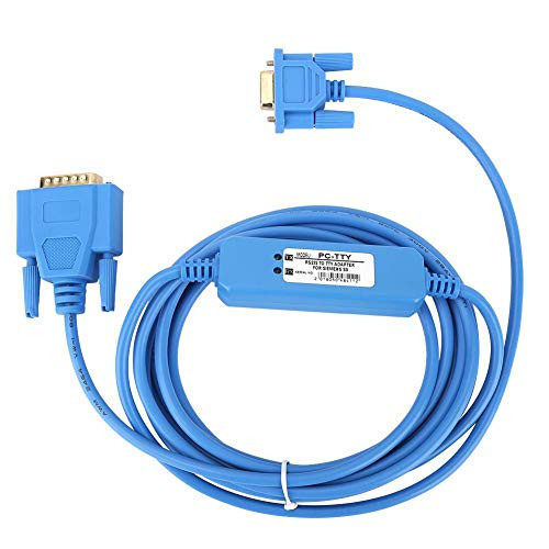 Fafeicy Siemens S5 Cable, PC-TTY Insulated PVC Programming Cable For Siemens S5 series PLC 6ES5734-1BD20