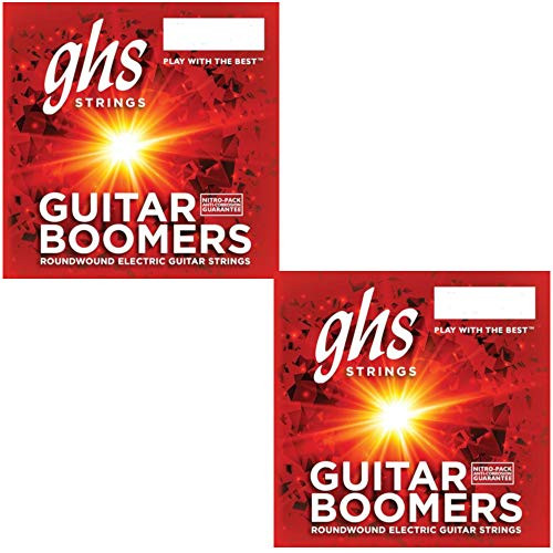 GHS Boomers Guitar Strings 2-Packs Roundwound Electric Ultra Light 08-38