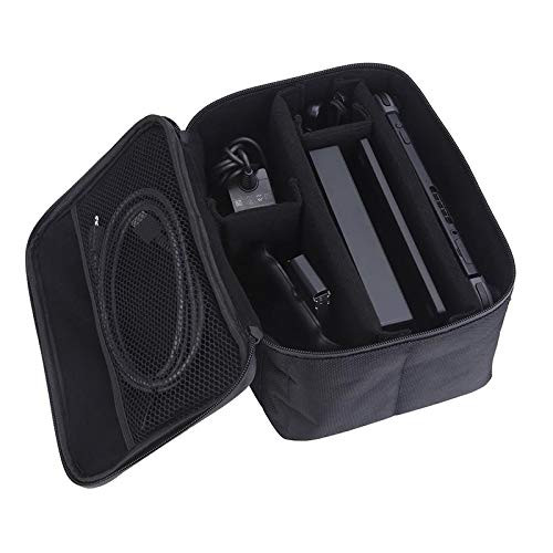 Zipper Handle Carry Bag Console Travel Carrying Case Gamecard Holders Pouch Storage Bag for NS Portable EVA for Nintend Switch
