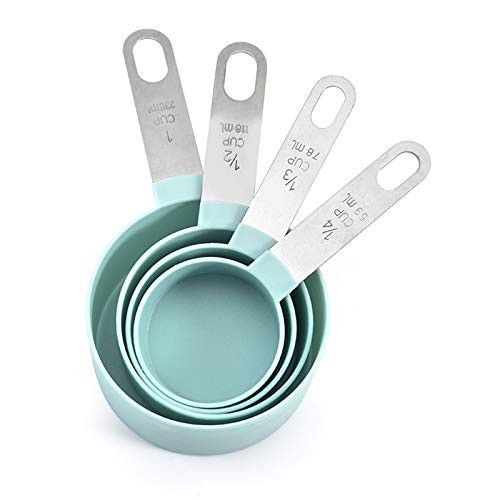 Plastic Measuring Spoon Measuring Cups Measuring Spoon 4 Piece Set with Engraved Measuring Spoon Set from Stock