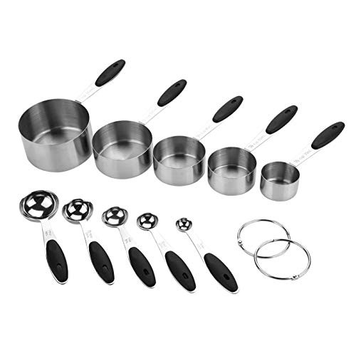 10PCS Stainless Steel Measuring Spoons Cups Multi-color Baking Tools 10PCS?Baking Tools